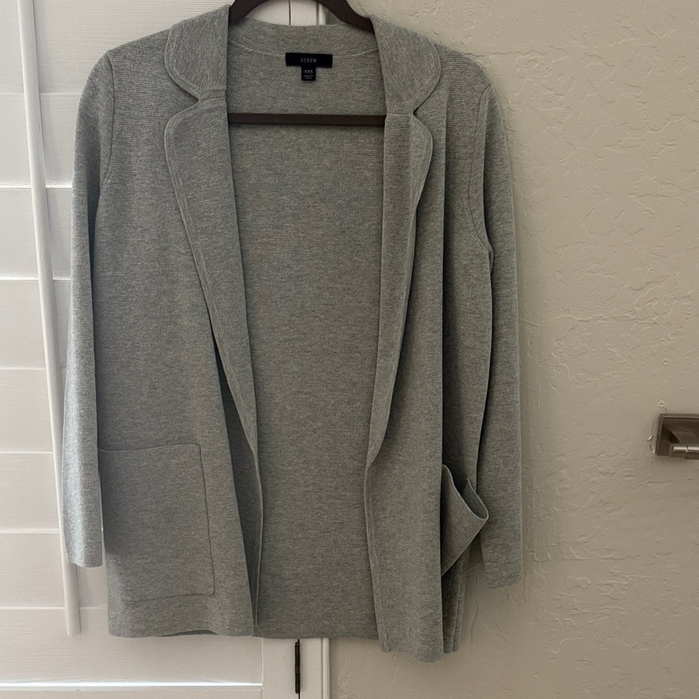 J. Crew Light Gray Knit Sweater
